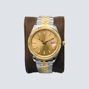 Reloj de Lujo Dorado en Oferta, Relojes Mecánicos Automáticos con Calendario Luminoso para Hombre, Reloj de Pulsera con Correa de Acero Inoxidable - Product Image 2