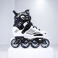 Patins à roulettes de slalom en ligne pour adultes, hommes et femmes, patins fantaisie, support en alliage d'aluminium