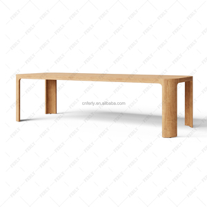 Ferly rắn tếch ngoài trời ăn uống đặt <span class=keywords><strong>6</strong></span> chỗ ngồi bảng với ghế Tất cả thời tiết sân vườn đồ nội thất Patio - Product Image 3