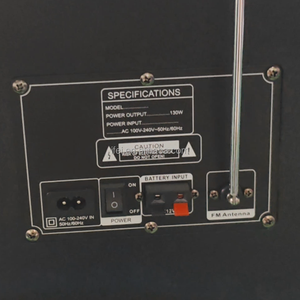 Mới nhất DJ đôi 12inch loa lớn TWS điện lớn loa woofer với đôi Micro không dây ifeigift 1286 Loa - Product Image 4