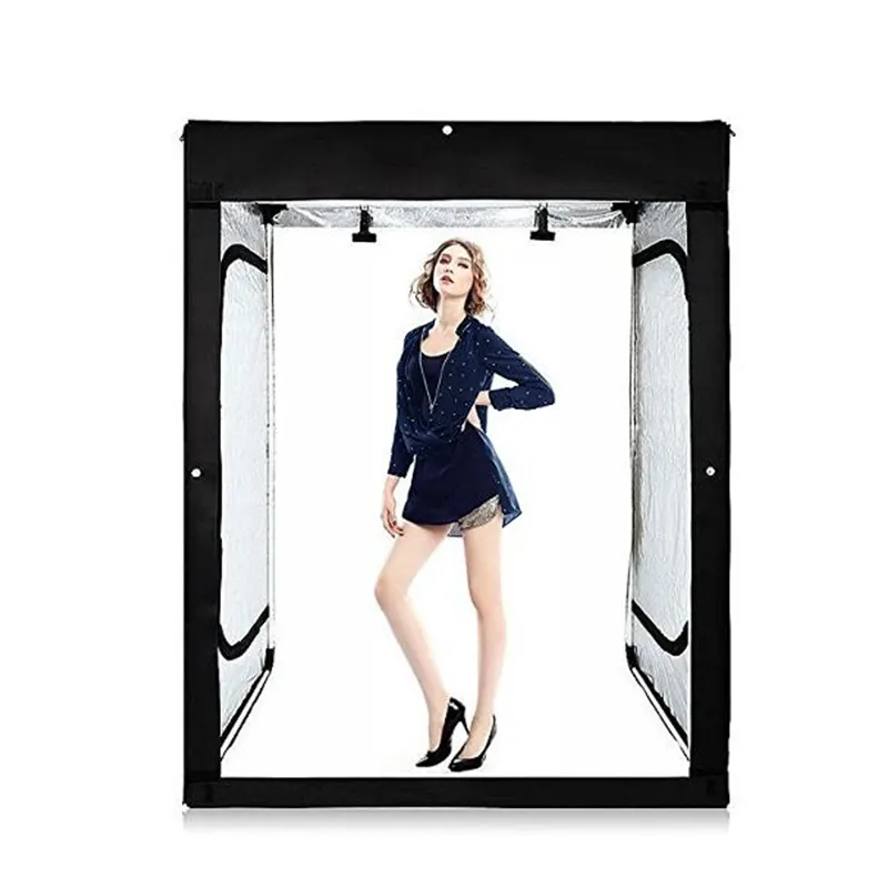 Portable 120*80*200cm photography led photo studio tent light box for photos