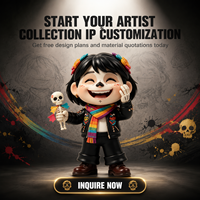 Meiyantoys ODM Street Sugar Skull Art Toy, Figura de Vinilo Pop, Artículos Coleccionables de PVC de Marca Compartida con Artistas, Figura de Vinilo Totalmente Personalizada