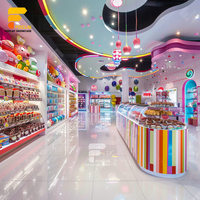 Présentoir de comptoir à chocolat de conception de magasin de bonbons Présentoir à bonbons Présentoir à chocolat pour magasin de bonbons