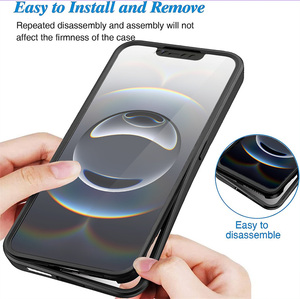 Custodia Protettiva <span class=keywords><strong>Trasparente</strong></span> Antiurto a 360 Gradi per <span class=keywords><strong>Apple</strong></span> iPhone 17e / 16e / SE 2025 - Product Image 3