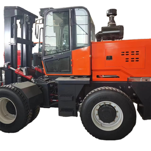 Ye Gong क्रेन फोर्कलिफ्ट 8 टन ऑल-इलाक़ा ऊबड़-तरइलाकों व्हील डीजल फोर्कलिफ्ट 4wd साइड ऑपरेटिंग - Product Image 3