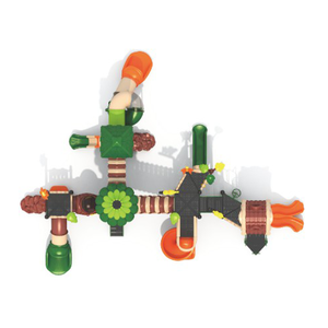 Aire de jeux pour enfants sur mesure, thème jungle tropicale, multi-tours, <span class=keywords><strong>avec</strong></span> tunnel tubulaire et plusieurs toboggans, pour l'extérieur - Product Image 6