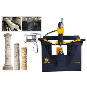 Máquina de Tallado CNC de 4 Ejes, Máquina de <span class=keywords><strong>Grabado</strong></span> Rotatorio 3D <span class=keywords><strong>para</strong></span> Piedra y <span class=keywords><strong>Mármol</strong></span> - Product Image 1