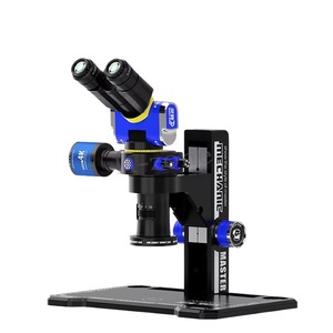 Kính hiển vi kỹ thuật gấp gọn xoay được, độ phóng đại liên tục 7X-45X, dùng cho điện thoại di động, sửa chữa mạch điện tử PCB, hàn - Product Image 1