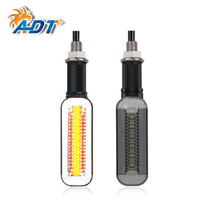 Clignotant séquentiel à LED pour moto ADT, indicateur de direction à défilement lumineux, clignotant ambre - Product Image 1
