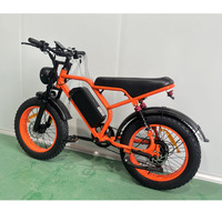 Super bon marché prix 73 VTT électrique 500W 48V 15AH gros vélo électrique Vintage suspension complète haute qualité adultes Ebike
