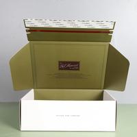 Boîtes d'expédition personnalisées, impression recto-verso, emballage en papier, boîtes d'expédition couleur, estampage à chaud, boîte d'expédition à fermeture éclair