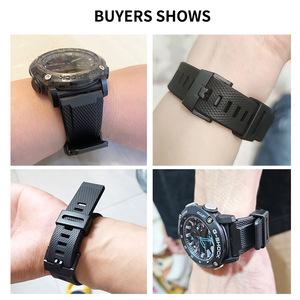 สายซิลิโคนที่ปรับแต่งได้สำหรับคาสิโอ GA2000 PRG-600 PRW-6600 PRG-650 อุปกรณ์เสริมเรซิ่นสำหรับผู้ชาย 24 - Product Image 2