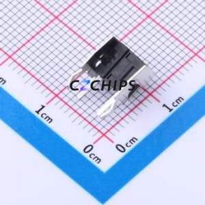 TC-1105AH-4.5H-250 Tactile Switch Through hole Switch Single Pole Single Throw Round Button 2.5N Right Angle Insert - Product Image 2