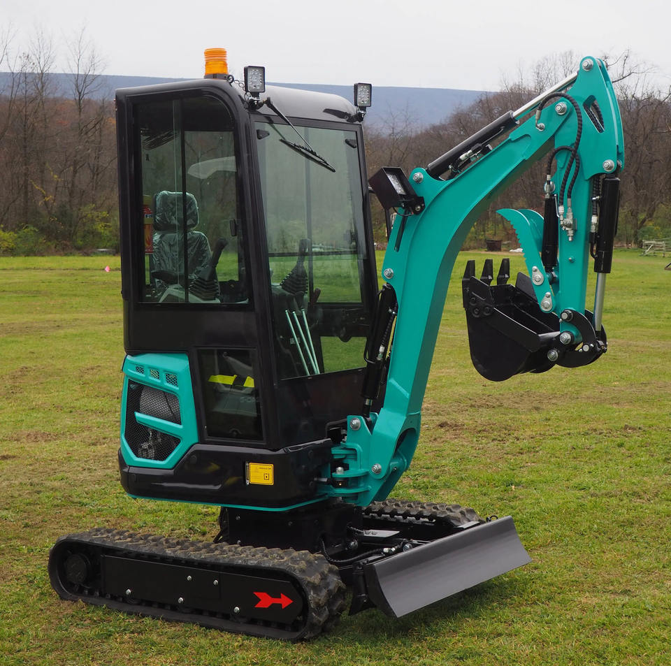 CE Euro 5 Mini Excavator 1 Ton Farm Crawler Digger for Home Use EPA ...