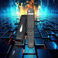 XTV H313 Allwinner Quad Core Android 10 2GB/16GB WiFi6 4K AV1 Ethernet para TV, Accesorios para Stick, Control Remoto IR y BT