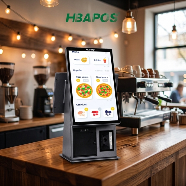 All One 15.6\" Touch Screen POS System Automatic Electronic Cash Register Terminal for Cash Payments