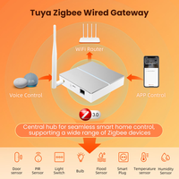 Passerelle filaire Tuya Zigbee LangYeao, Hub de pont intelligent pour la maison, prend en charge 128 appareils, antenne à gain élevé et contrôle à distance via application