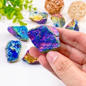 Pierre brute de pyrite à aura aléatoire de haute qualité en gros, idéale pour collection à domicile ou comme cadeau pour la Saint-Valentin - Product Image 2