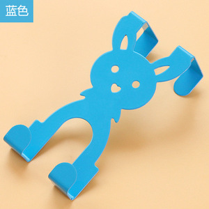 No Drill Cartoon Rabbit Door Hook Creative Iron Over-The-Door <b>Hanger</b> for Clothes Hats Bags - <b>Space</b> <b>Saving</b> Durable Door Back Hook - Product Image 4