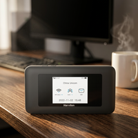 Point d'accès 5G Harvilon avec emplacement pour carte SIM, routeur Wi-Fi basé sur carte eSIM, routeur Wi-Fi 6 sans fil avec QoS, batterie 5000 mAh pour les voyages en extérieur