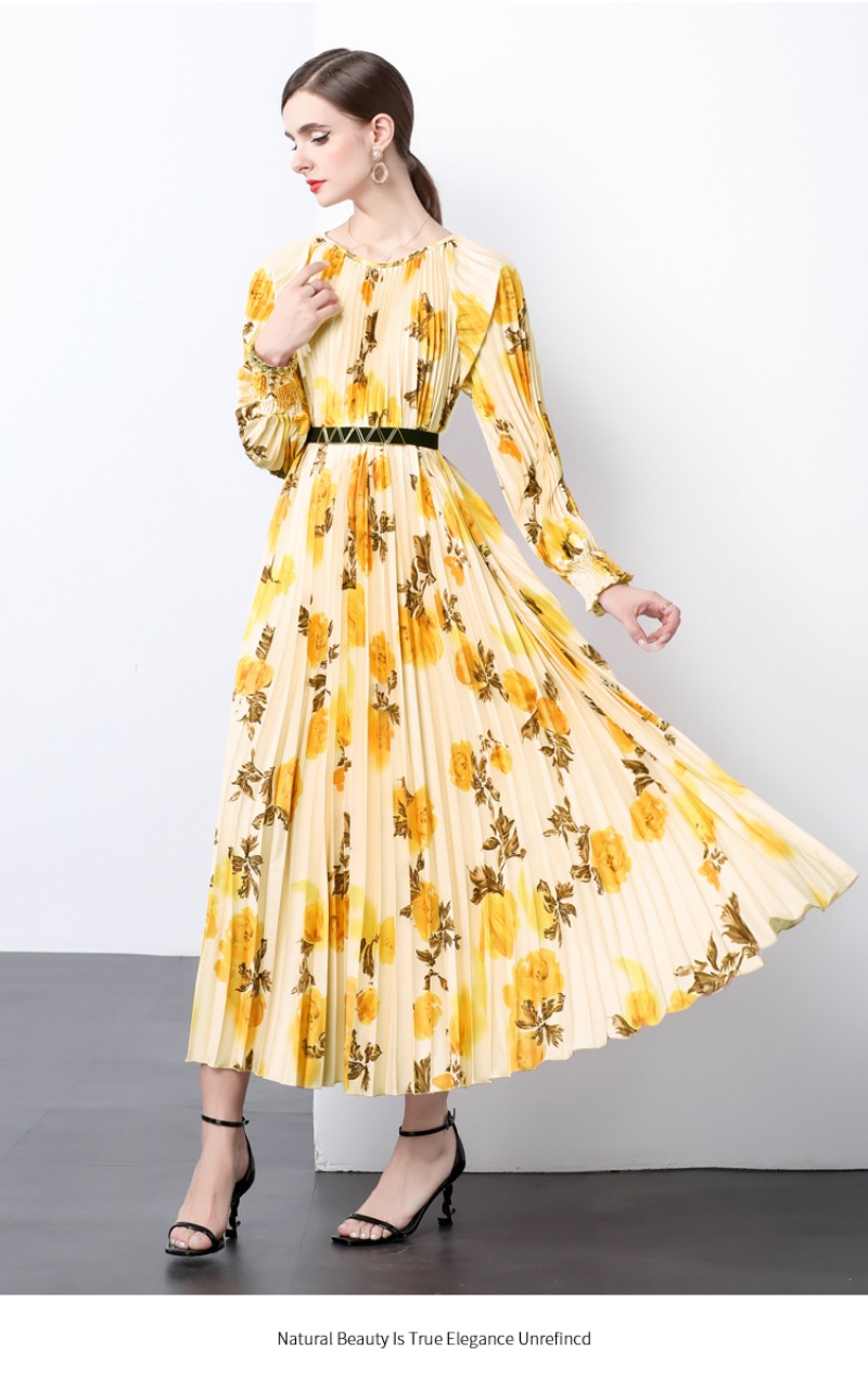 green emerald velvet dress Aconiconi Elegant French Print V-Neck Puff Sleeve Vacation Dress- Cloud Forest in The Flowers L (L-XL Wearable) / Long Sleeve / White Short Dress main image 1