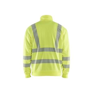 Blaklader-356425383300XL สเวตเชิ้ต Hi-Vis แบบรูดซิปสีเหลือง-EAN ใส่ทำงาน HI-VIS 7330509831472 - Product Image 2