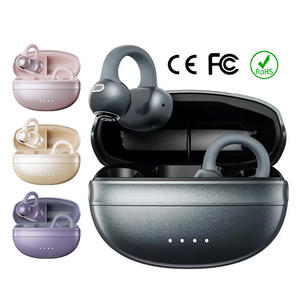 Écouteurs <span class=keywords><strong>sans</strong></span> <span class=keywords><strong>fil</strong></span> T9 Cilp on Ear OWS avec certification CE FCC Rohs DNS, réduction de bruit, étanchéité IPX5, <span class=keywords><strong>sport</strong></span>, fitness, Bluetooth 5.4 - Product Image 1