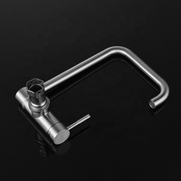 304 acier inoxydable brossé évier mélangeur fenêtre intérieure pliant 360 Rotation bain cuisine évier robinet