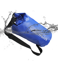 Sac sec de bâche de PVC imperméable extérieur 2L/5L/10L/15L paquet d'océan avec des bandoulières