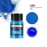 Poudre de pigment néon pour résine, nail art, savon, peinture et plus encore – Couleurs fluorescentes vives