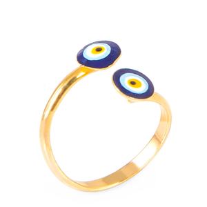 Anillo ajustable turco contra el mal de ojo - Product Image 2
