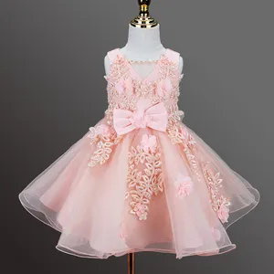 Vestido de baile elegante para princes, vestido simples e novo para festas de aniversário e casamento, vestidos para meninas, para crianças, novo design