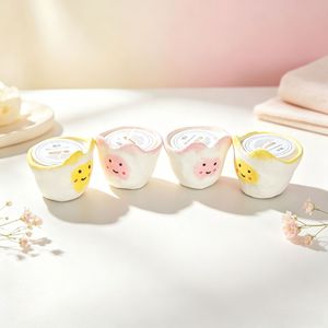 Bougie parfumée artisanale en céramique en forme de chat, en cire de soja, pot d'aromathérapie mignon en forme d'animal pour chambre à coucher, décoration intérieure, cadeau - Product Image 3
