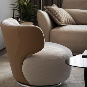 เก้าอี้โซฟาเดี่ยวแบบนอร์ดิกโซฟาเดี่ยวแบบหมุนได้ทันสมัยโซฟาห้องนั่งเล่น - Product Image 2