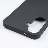 Coque de téléphone en silicone noir mat pour Samsung Galaxy A18, coque de téléphone portable en TPU souple, protection arrière
