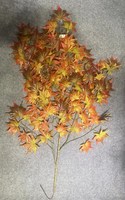 Feuilles d'érable artificielles de grande taille de haute qualité pour la décoration intérieure