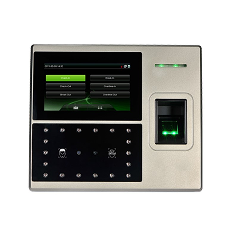Uface800 plus Uface202 plus Uface302 Face Fingerprint with zktime 5.0 attendance management software
