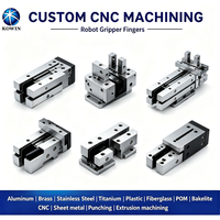 Pinzas y Dedos de Robot de Alta Precisión para Mecanizado CNC de 5 Ejes, Mecanizadas para Manipulación Automatizada en Robots Industriales Avanzados