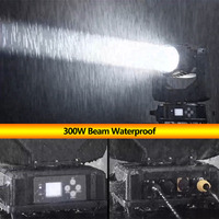 AOPU IP65 impermeable cabeza móvil 300W LED cabeza móvil haz de luz cabeza móvil para Luces DJ LED Luz de escenario