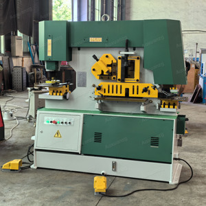 Pons En Shear Hoek Ijzeren Cutter Werker Machine Ijzer En Hoek Kanaal Ponsen En Scheren Machine - Product Image 4