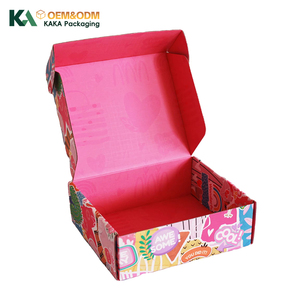 Boîte d'expédition personnalisée pour autocollants et collages, emballage cadeau d'<span class=keywords><strong>abonnement</strong></span> motivant et festif, vente en gros par KAKA - Product Image 1