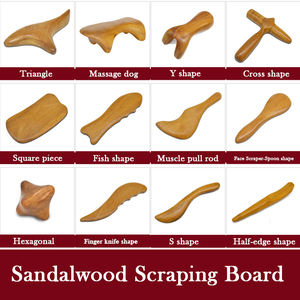 Sándalo Gua <span class=keywords><strong>Sha</strong></span> raspado placa Triangular Gua <span class=keywords><strong>Sha</strong></span> raspado pieza de madera Natural masajeador acupuntura masaje Tuina salud Preserva - Product Image 4