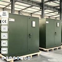 Transformateur triphasé à bain d'huile en aluminium, alimentation en boucle, 2550 kVA, 24,94 kV, 0,415 kV, 0,48 kV, monté sur socle, pour le Canada