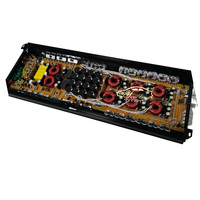 Amplificateur Auto Monobloc Classe D pour Subwoofer, Amplificateur Audio Voiture Haut-Parleur Auto 6500W Haute Puissance Coréen Universel Mono 12dB