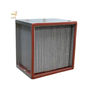 Hoge Standaard Frame Hepa Filter Met Hoge Temperatuur Resistent Luchtfilter