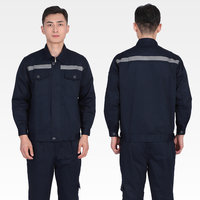 Ensembles de vêtements de travail haute visibilité pour hommes, combinaisons de mécanicien, veste et pantalon pour ouvriers d'usine, grandes tailles, sans coutures, pour adultes, atelier