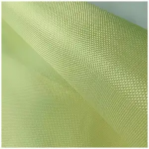 1000D200G Plain Twill Bi-directional Braided Flame Retardant Kevlar Fabric