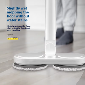 <span class=keywords><strong>Mop</strong></span> xoay 360 độ, điều chỉnh được, chất liệu nhung mềm mại, bền vững, thân thiện với sức khỏe, không dây, điện, dùng lau nhà, vệ sinh nhà cửa - Product Image 3