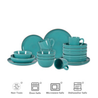 Assiettes à manger en céramique haut de gamme ensemble d'assiettes et de bols Europe nordique ensembles de vaisselle de style créatif unique pour les fêtes et les desserts