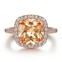 MuShan Sieraden 925 Sterling Zilveren Ringen Bands Verlovingsring 7A Zirconia Valentijn Moderne Verjaardag Vrouwen Gift